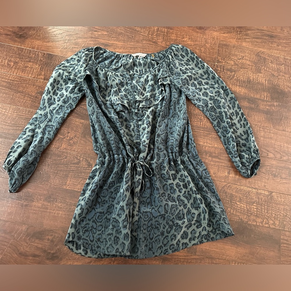 Rebecca Taylor leopard dress